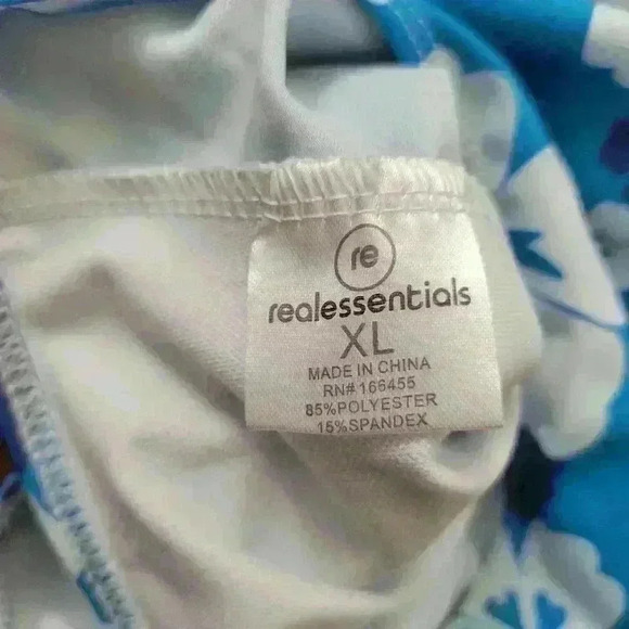 Real Essentials One-Piece Swimsuit Size XL - Picture 3 of 3